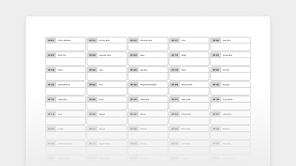 Holbein Artists' Pastel Tones - 50 Set, Blank Swatch Chart (Digital Download)